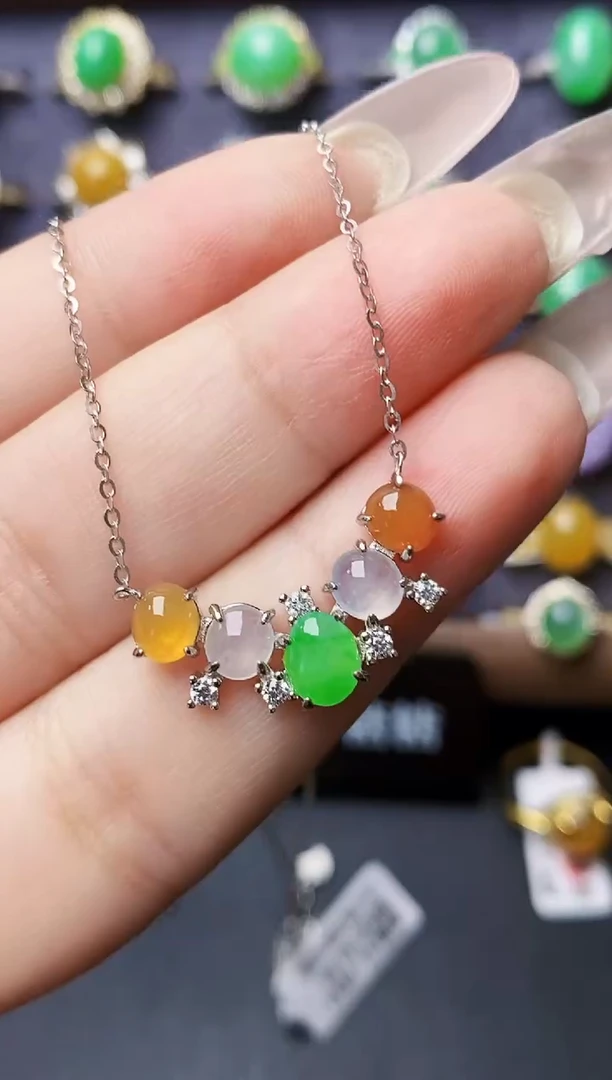 银S925镶嵌戒指翡翠1092