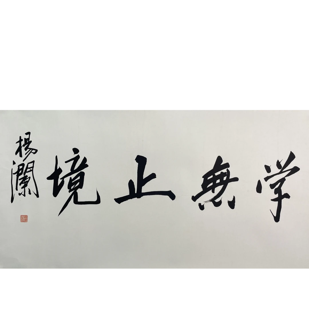 杨澜 书法托片 136*68cm 约 8.3平尺