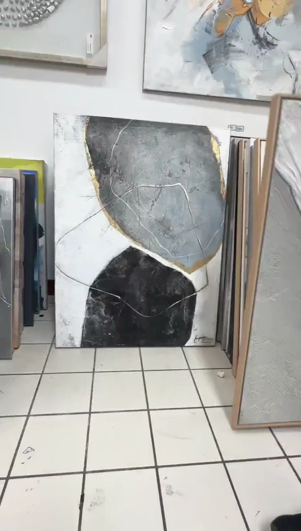 168现代艺术装饰画油画75*100