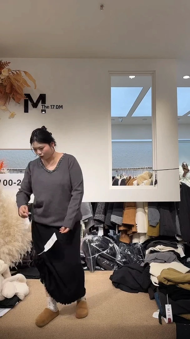 深灰长裙1625【下单备注身高体重】