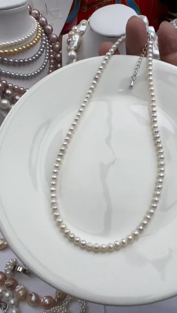 淡水珍珠未镶嵌颈饰1