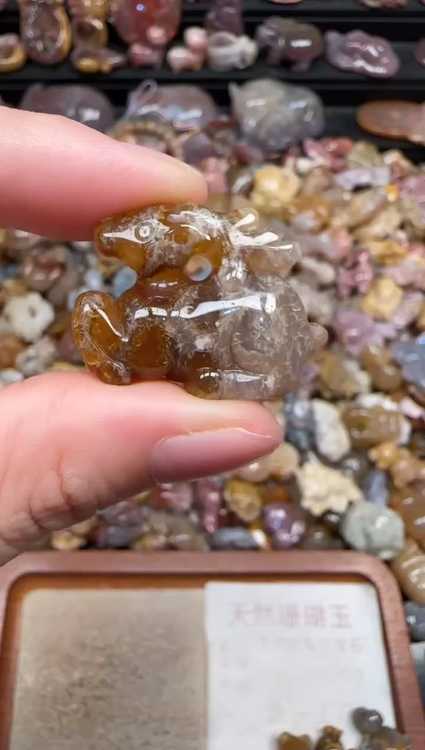 颈饰未镶嵌硅化珊瑚（珊瑚玉）181
