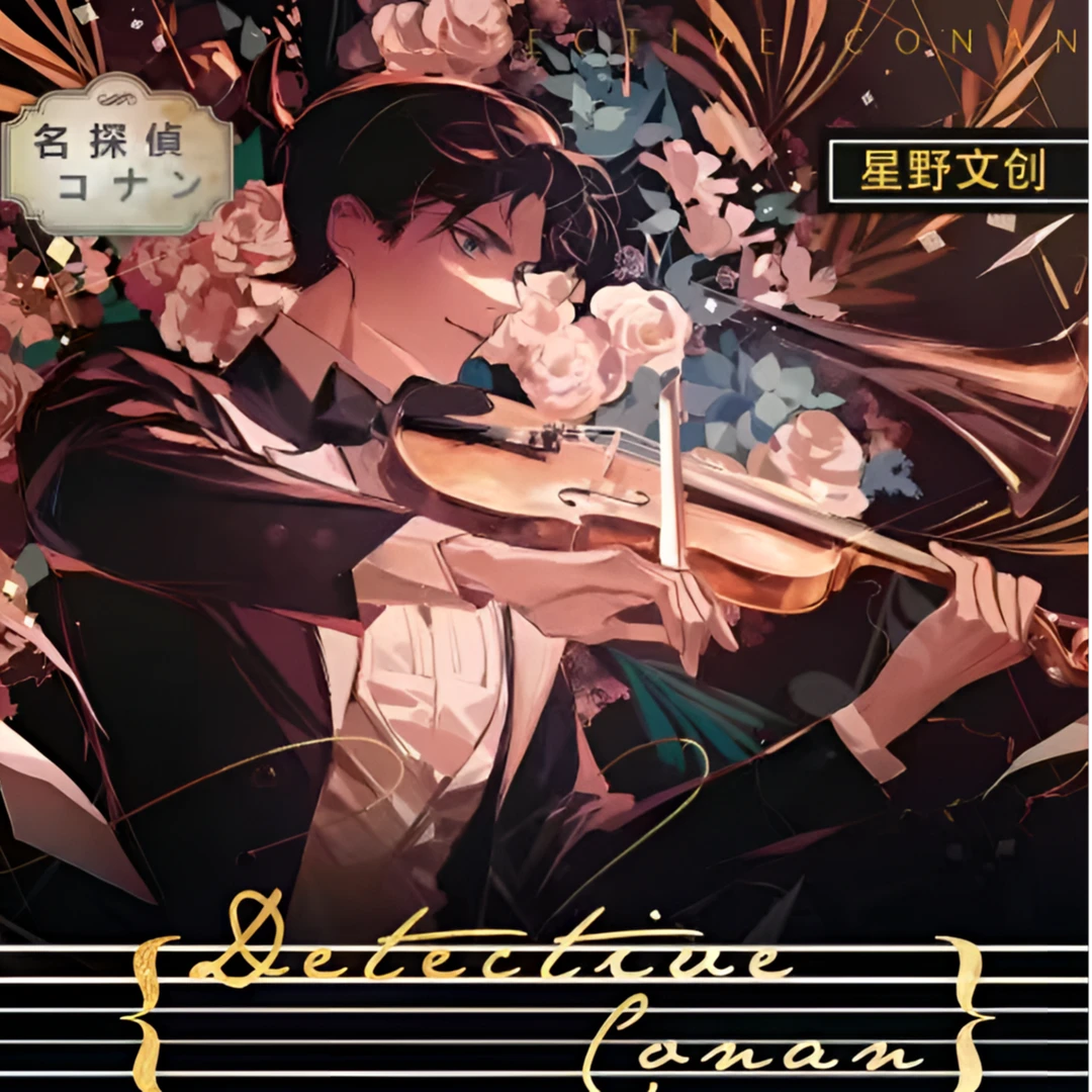 【平拆5K6】#星野文创 《柯南》A5收藏大卡-小提琴夜宴篇