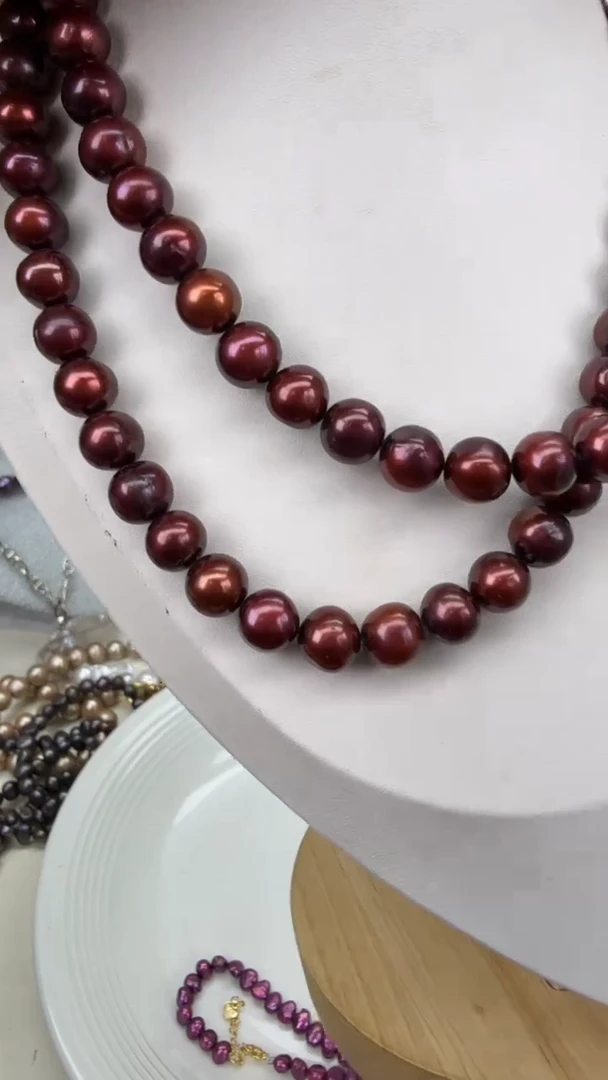 颈饰银S925镶嵌淡水珍珠1