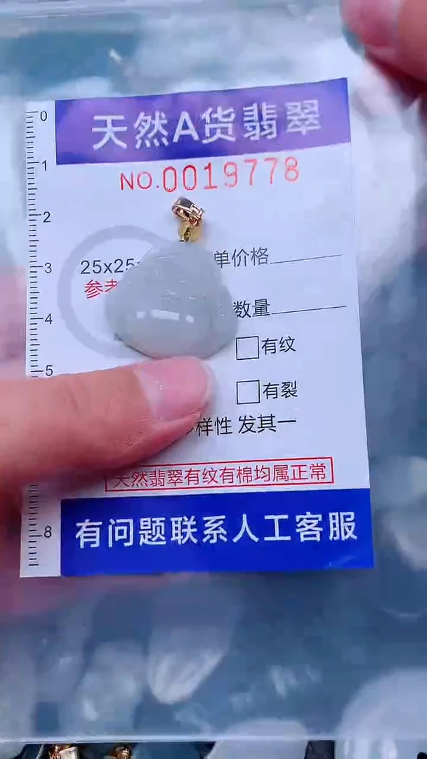 吊坠(不含链)未镶嵌翡翠1