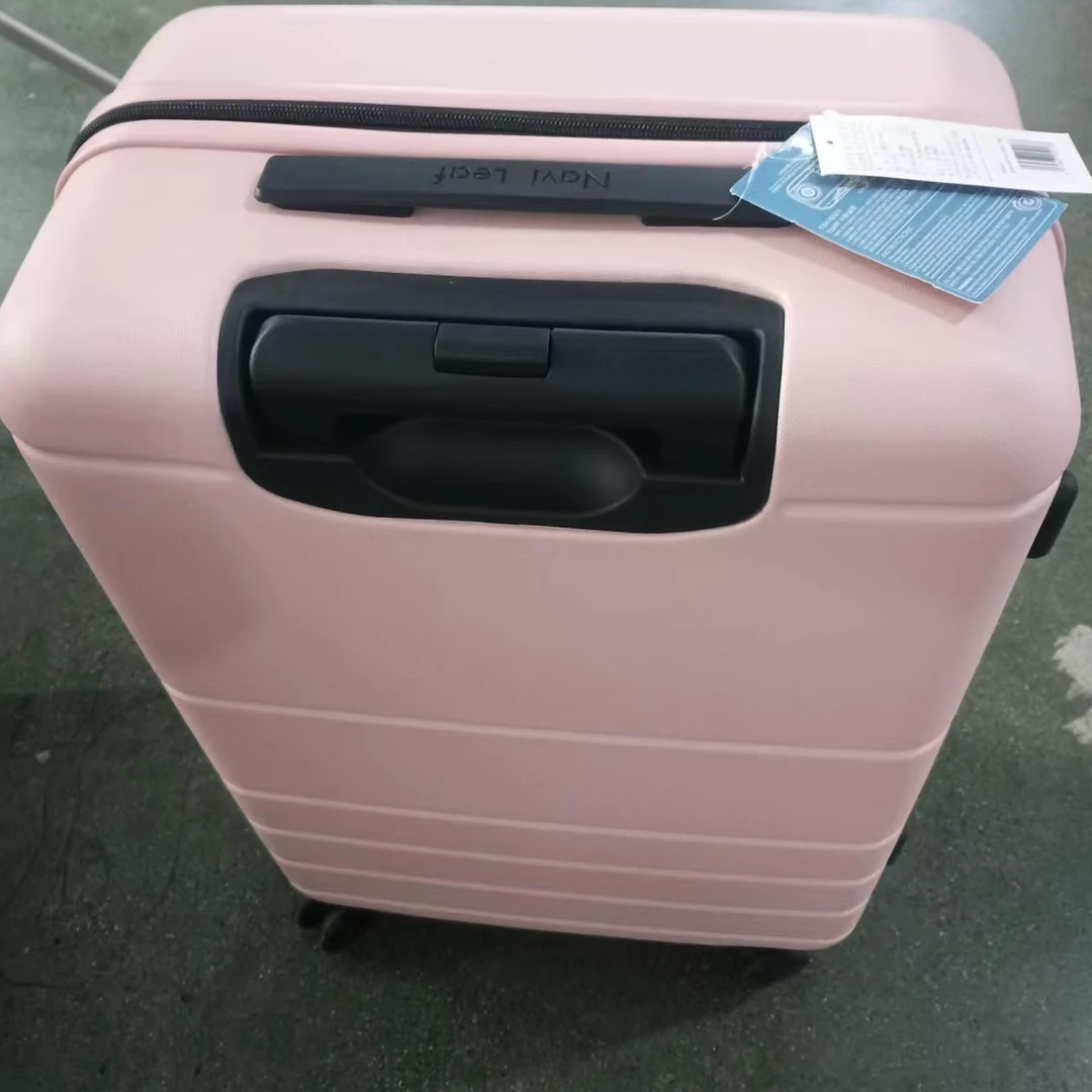 A粉色无原包装高端拉链款行李箱拉杆箱20寸39*22*55重量3.1KG