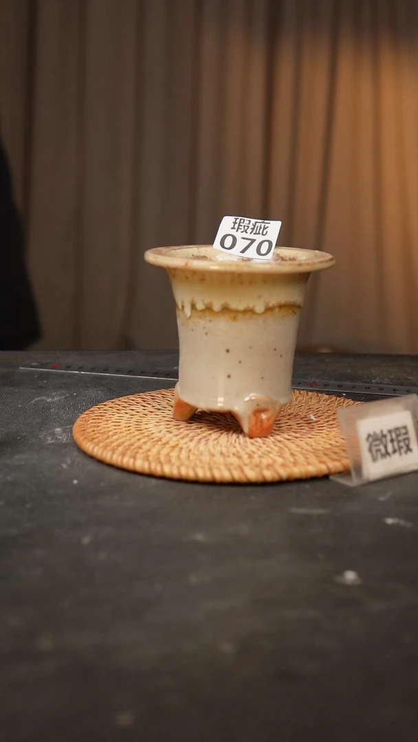 【闪购商品】瓷片景德镇手工花盆陶瓷