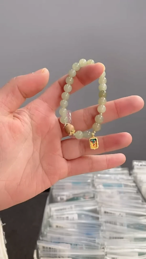 【闪购商品】和田玉（糖玉）手链未镶嵌手串