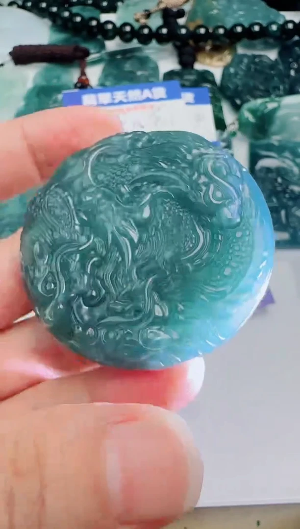 翡翠未镶嵌颈饰多样性随机发其一