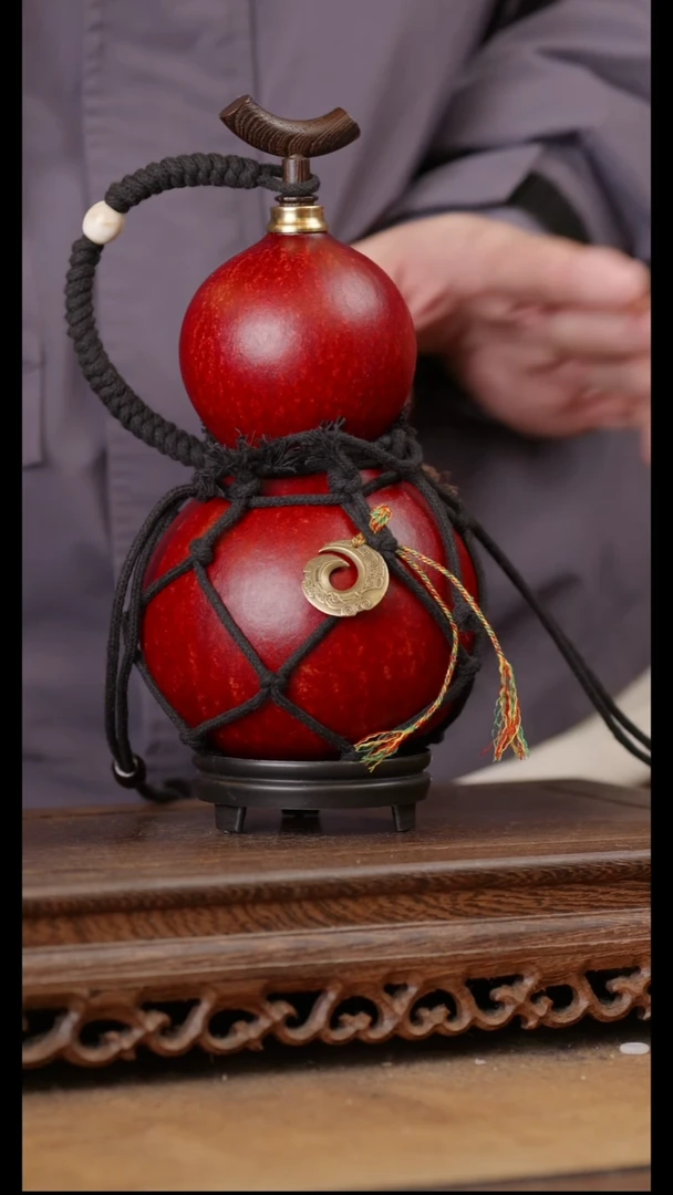 152号精品天然大漆酒葫芦一物一拍~