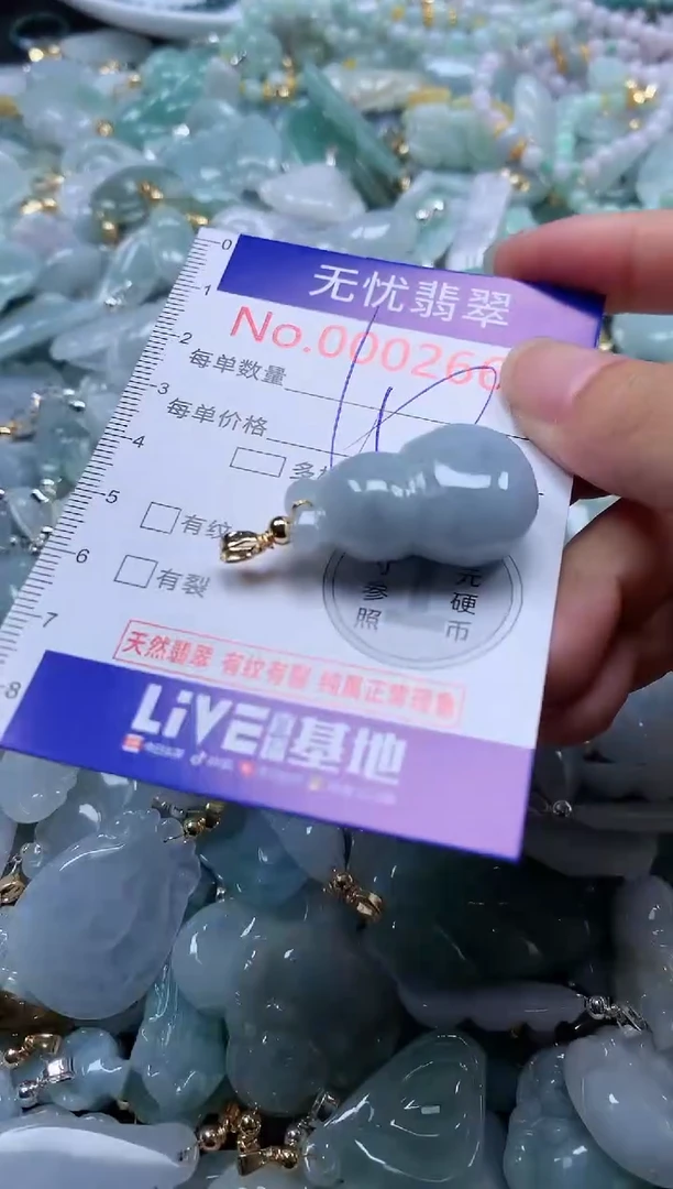 翡翠未镶嵌吊坠(不含链)2669