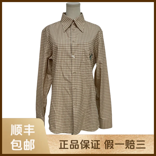 妃鱼/古驰/100 %棉/衬衫/95新/s零九一六