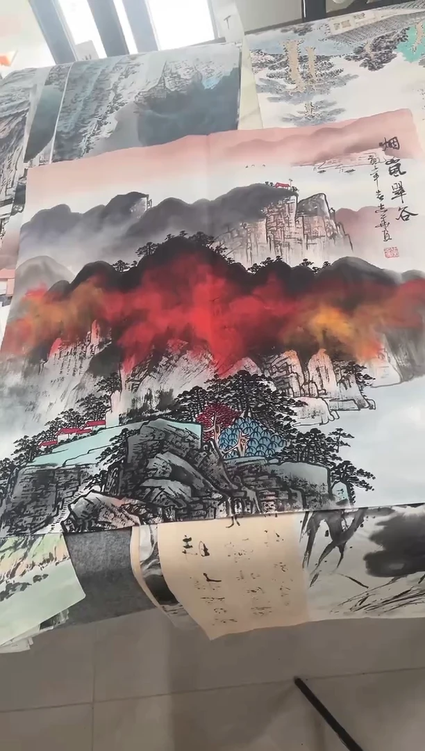 国画专属福利补贴-小泼墨随机