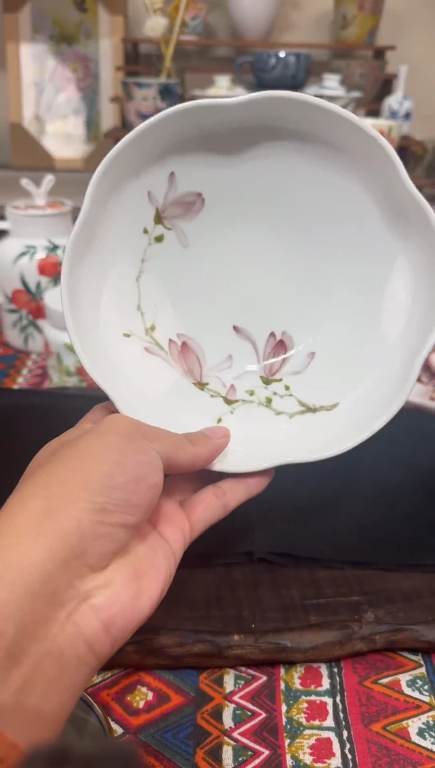瓷片陶瓷景德镇高温陶瓷福利开炸