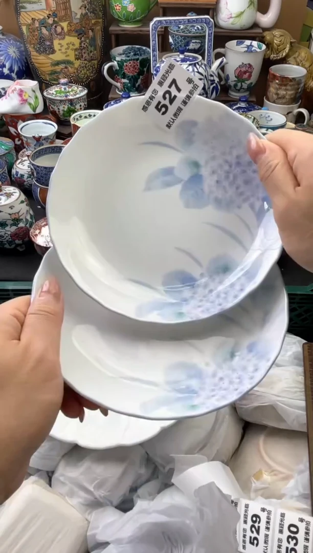 瓷片彡*527号六六工艺品瓷器
