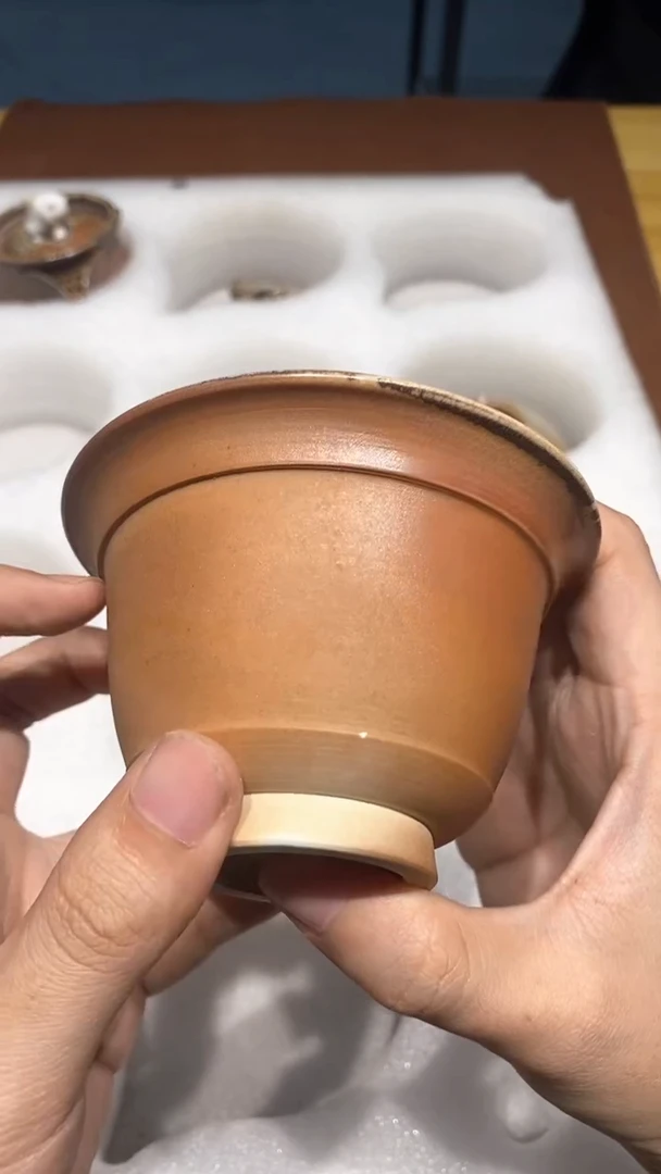 奢瓷/瑞寅柴烧茶器（盖碗）353 微瑕