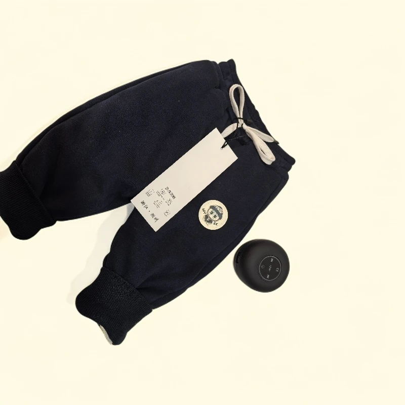 男长裤秋冬加绒休闲风运动风休闲裤棉裤ol男童小童绒裤宝宝