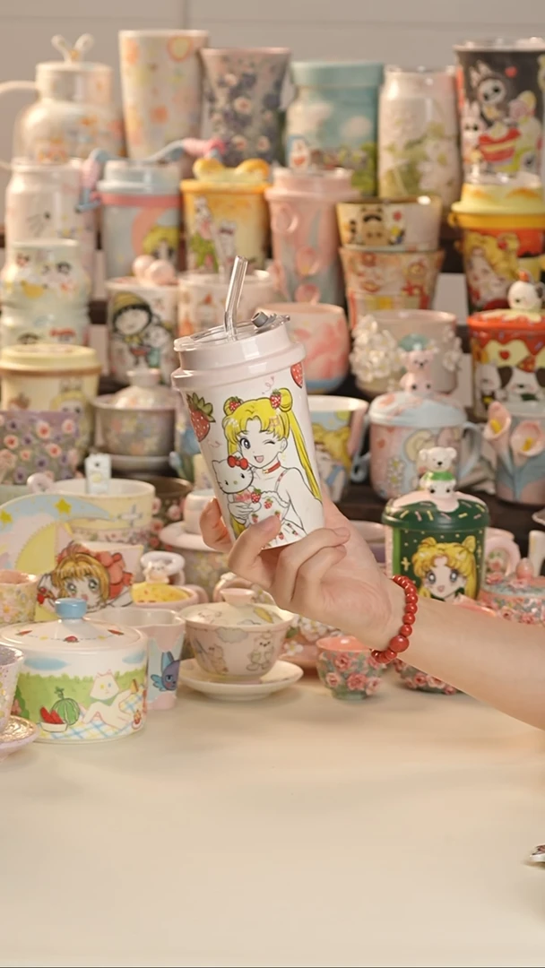 其他微瑕no退no换景德镇釉下彩手绘设计师款陶瓷