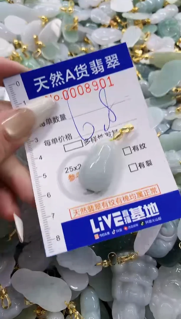 颈饰未镶嵌翡翠天然A货翡翠