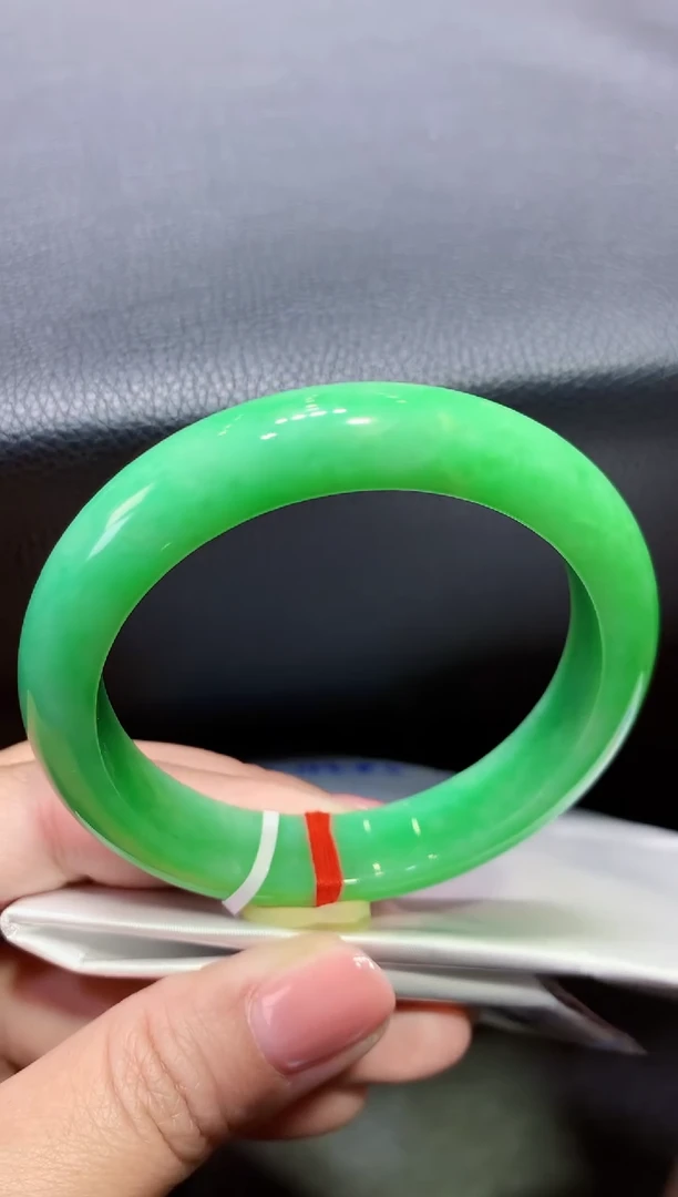 未镶嵌手镯翡翠jk10天然缅甸翡翠A货56.4正圈