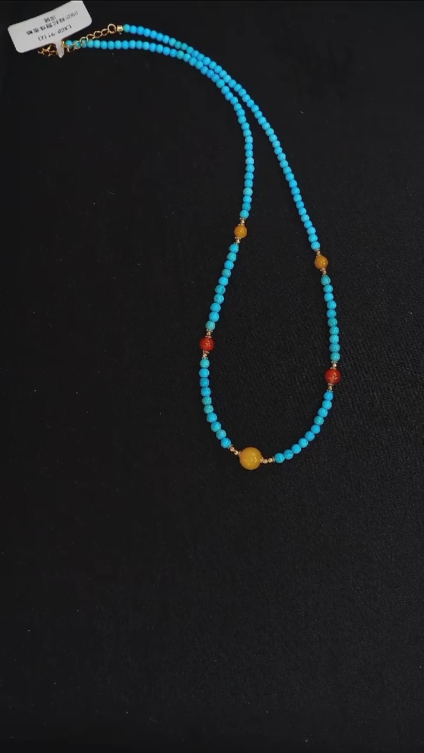 未镶嵌绿松石项链发货一件