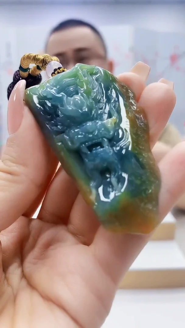 未镶嵌定制翡翠5167ty-毛货挂件45