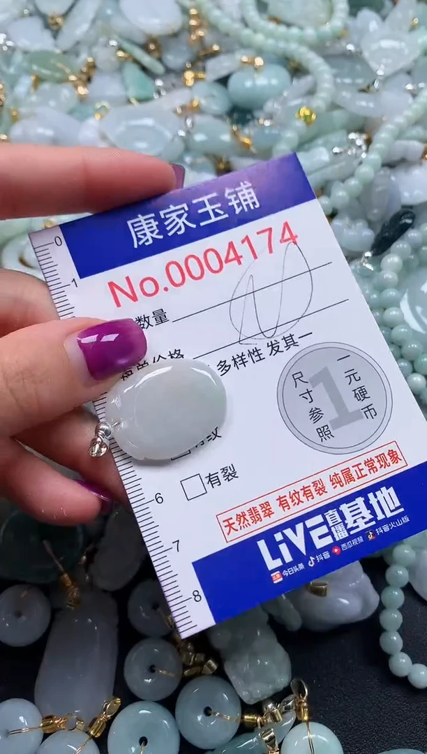 颈饰未镶嵌翡翠4174