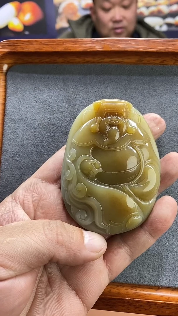 【闪购商品】和田玉把件未镶嵌精品和田玉财神