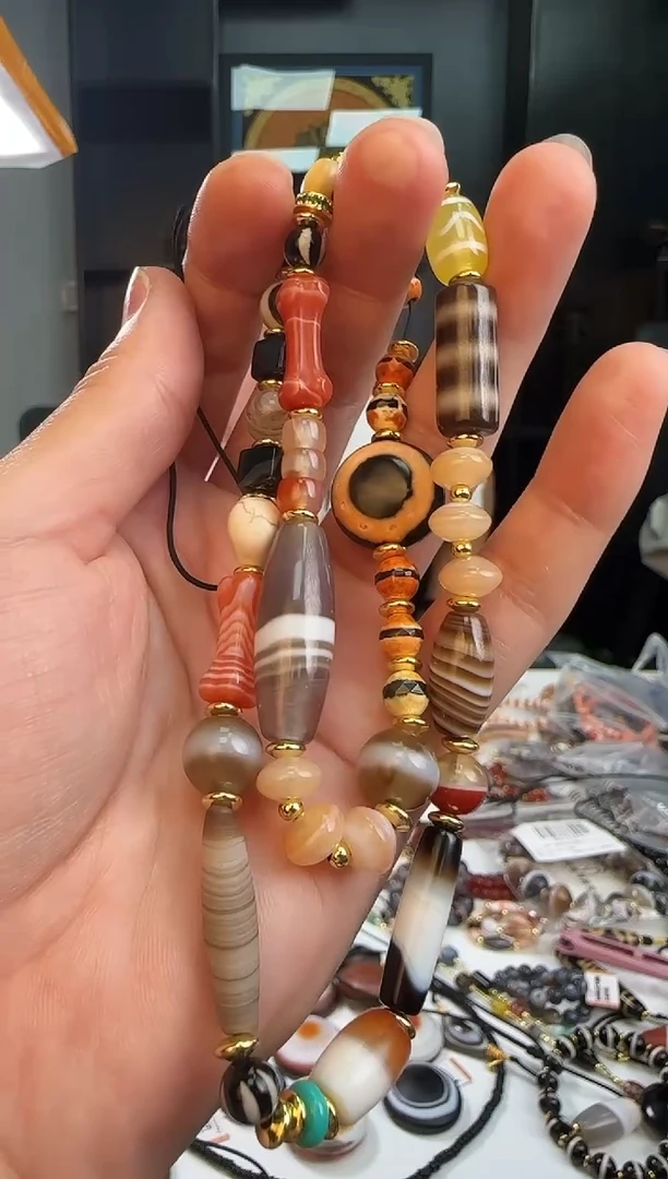 未镶嵌手链玛瑙/玉髓1123-25多样性发货