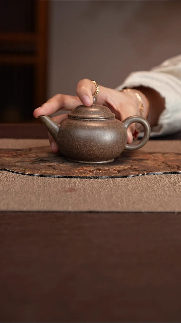 茶壶紫砂丹青彩砂水平