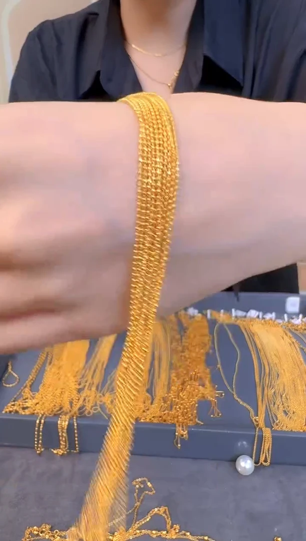 针式切面珠链45cm 2.11g（多样性发货）