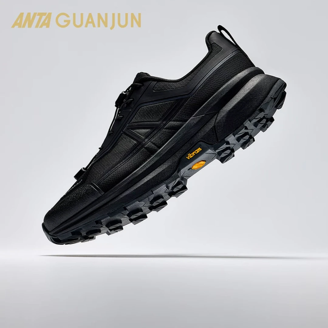 热卖安踏冠军【开山3】户外徒步VIBRAM大底防滑登山鞋越野跑鞋