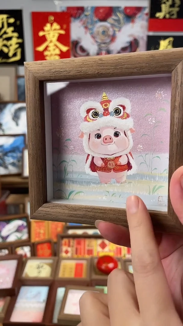 国画纯手绘书法绘画作品