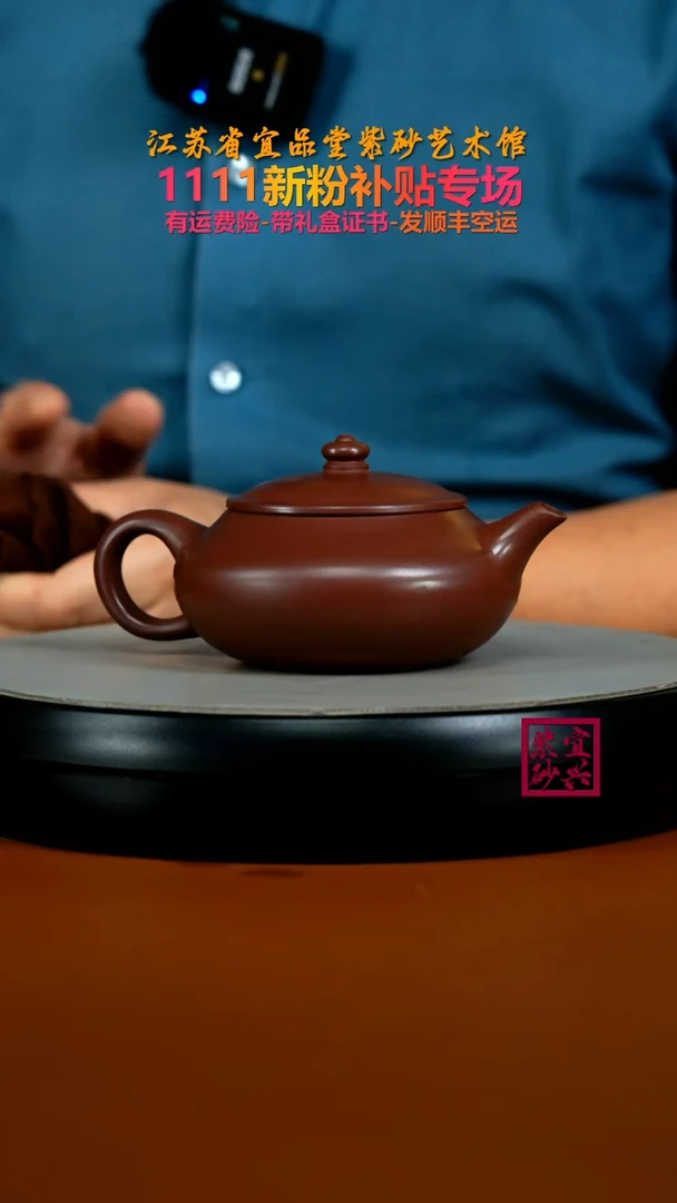 茶壶紫砂李传荣S级龙血砂财源240CC