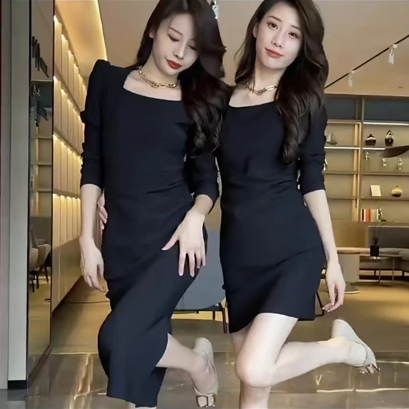 女装图片同款气质连衣裙-赫本风Z006