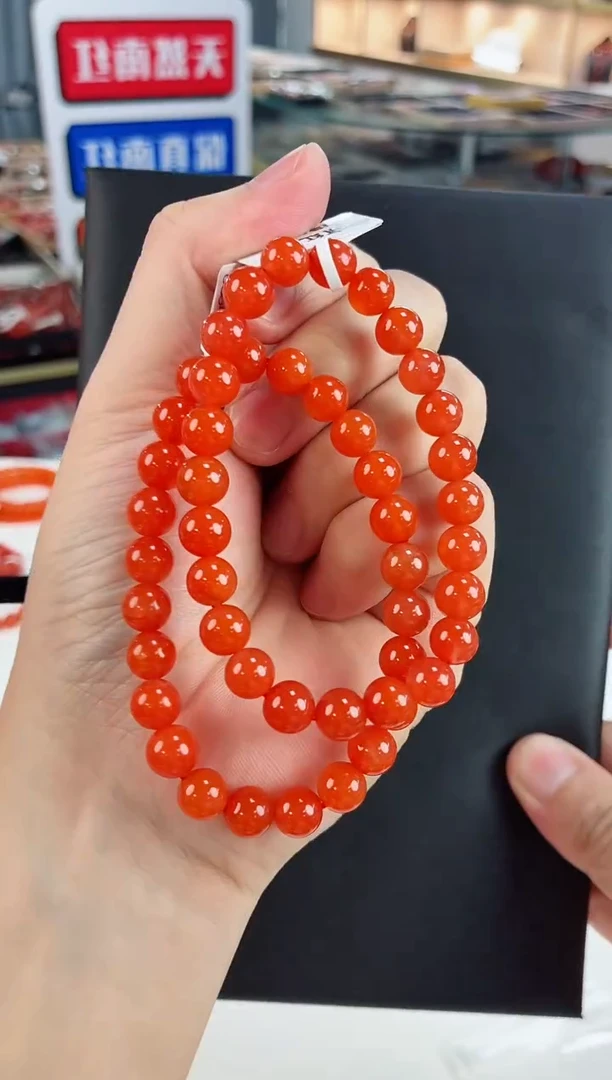 未镶嵌芬达手串8+南红玛瑙（多样式发其一）