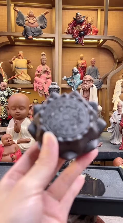 紫砂茶宠器闵茶宠摆件