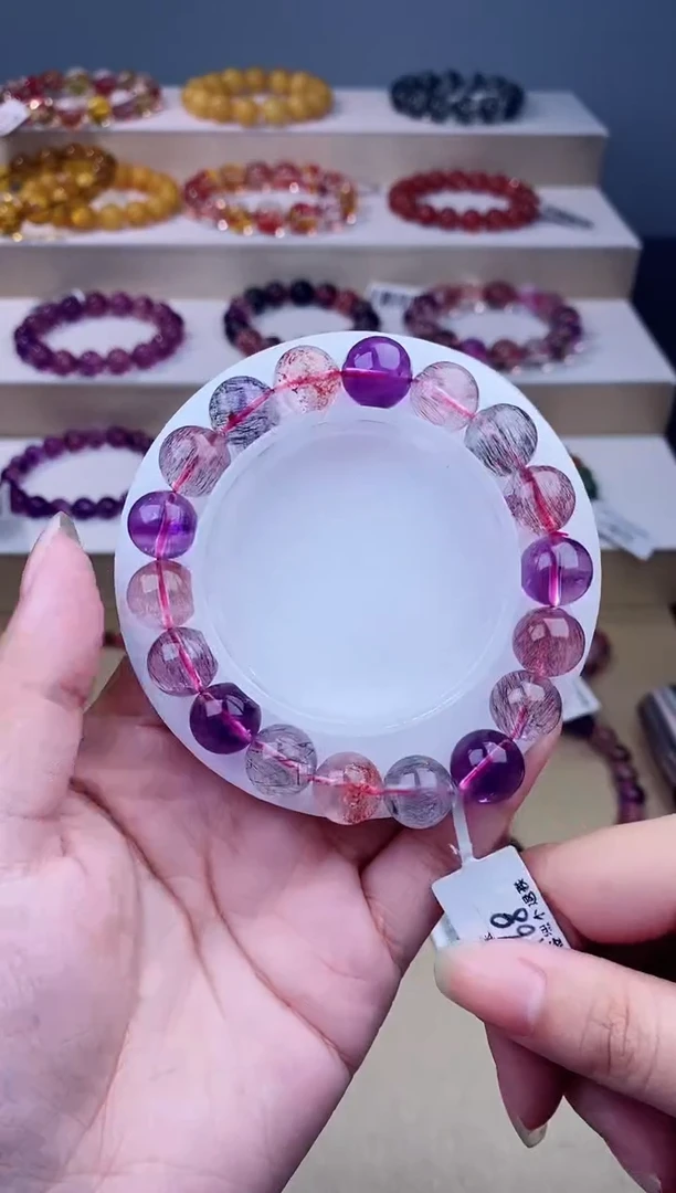 未镶嵌手链水晶仙女超七单圈11m+