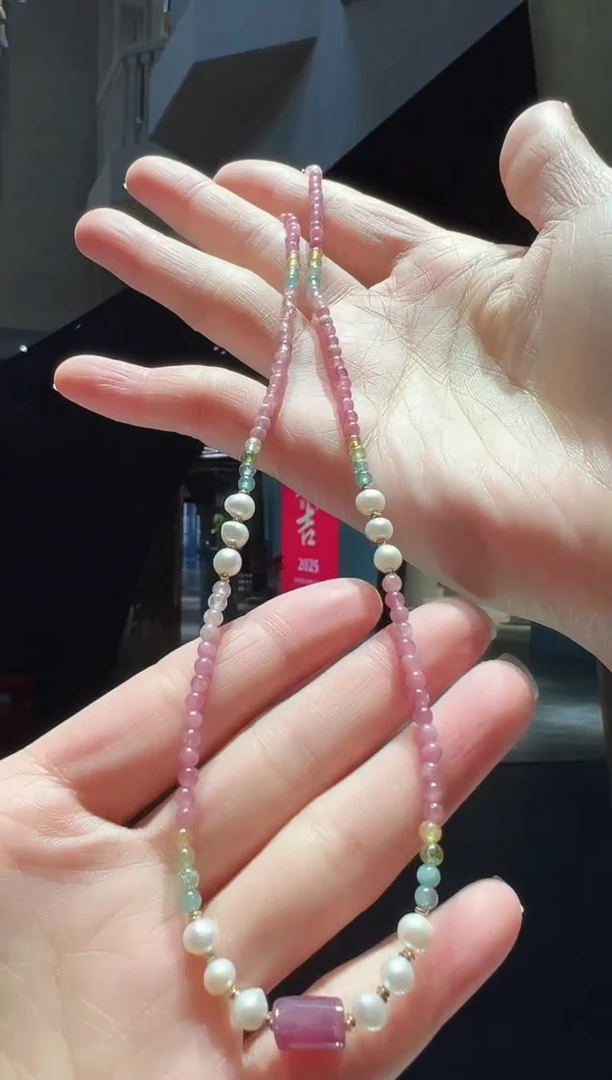 【闪购商品】碧玺颈饰未镶嵌4】多样性发其一