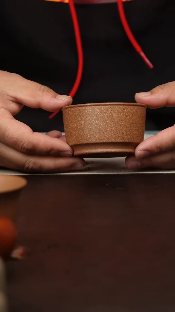 茶壶紫砂原矿紫砂主人杯-平底杯