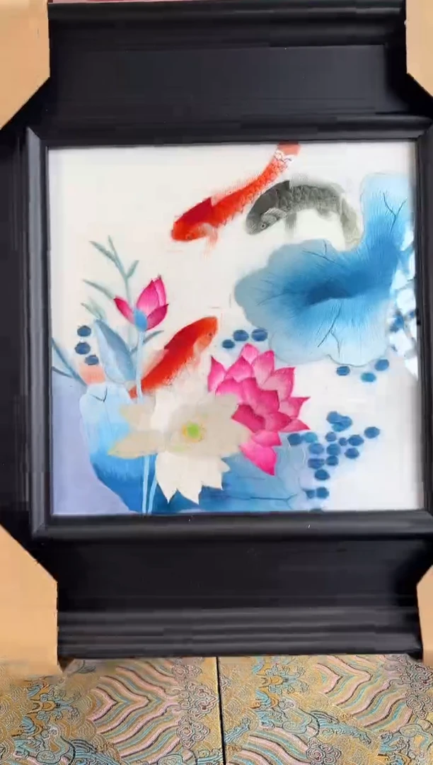 刺绣新款苏绣纯手工刺绣摆件