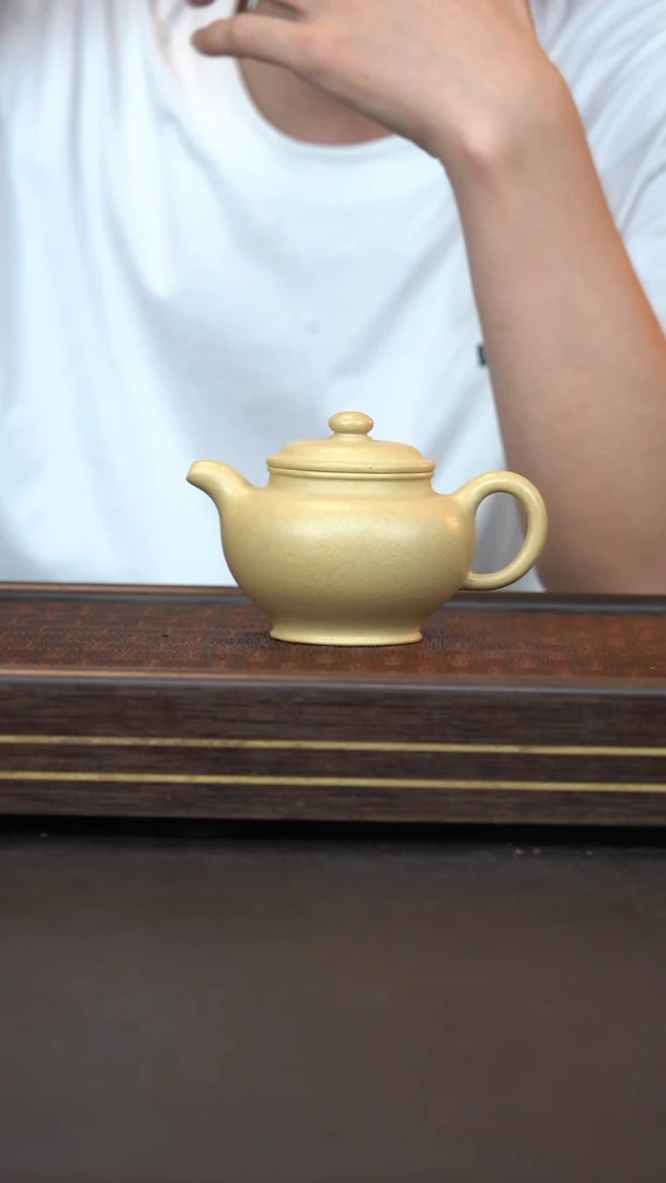 茶壶紫砂  掇只  本山绿泥  200cc