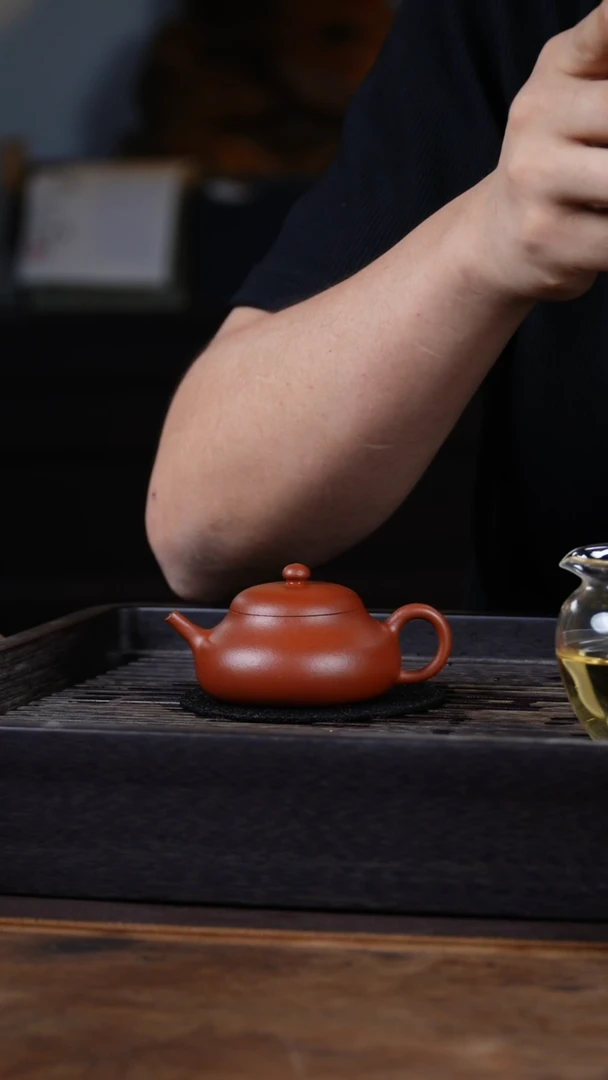茶壶紫砂100cc 远香 手磨朱泥