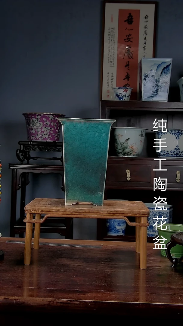 景德镇陶瓷手工花盆