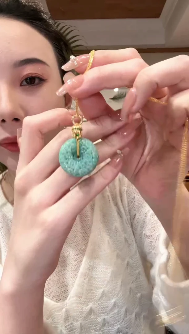 【闪购商品】翡翠颈饰未镶嵌国风