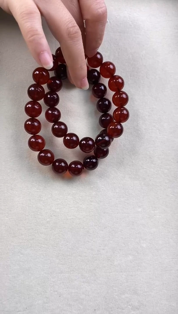 【闪购商品】琥珀颈饰未镶嵌缅甸血珀妈妈链14+