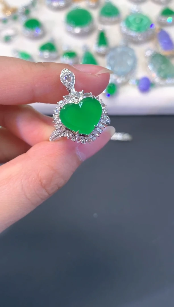 【闪购商品】翡翠戒指18K金镶嵌A57|两用29800