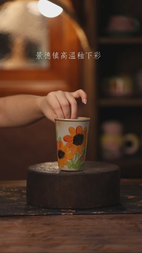 陶瓷景德镇高温釉下手绘陶瓷343