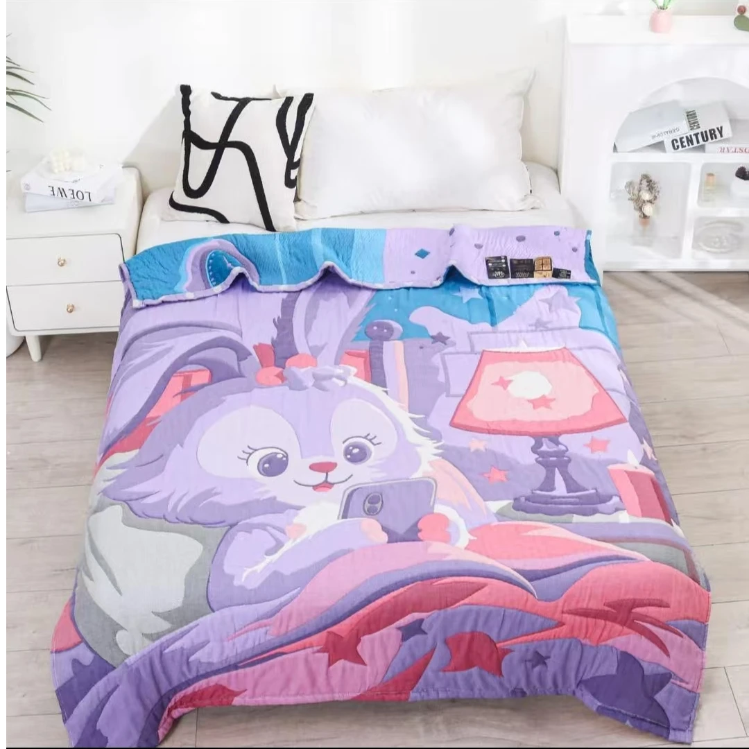 【星黛露】150*200cm A类全棉纱布舒适亲肤泡芙被