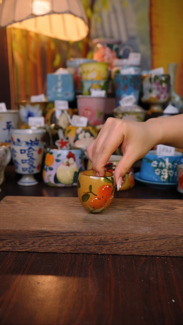 摆件泥垚手作 景德镇手工手绘器物